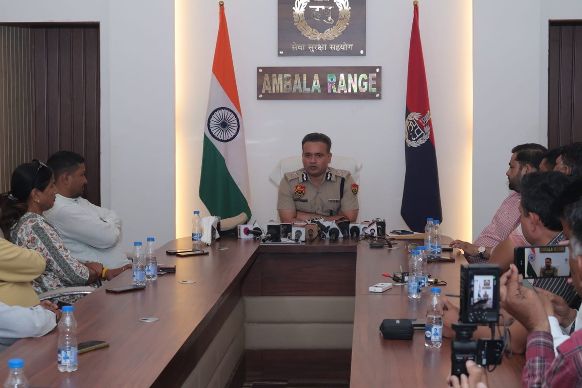 IGP Ambala Range tweet media