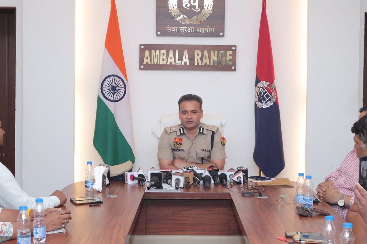 IGP Ambala Range tweet media
