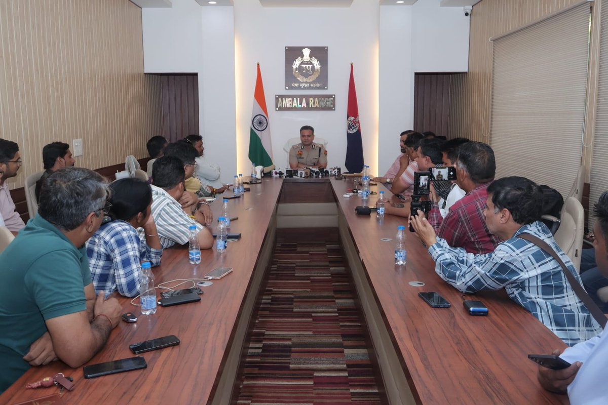 IGP Ambala Range tweet media