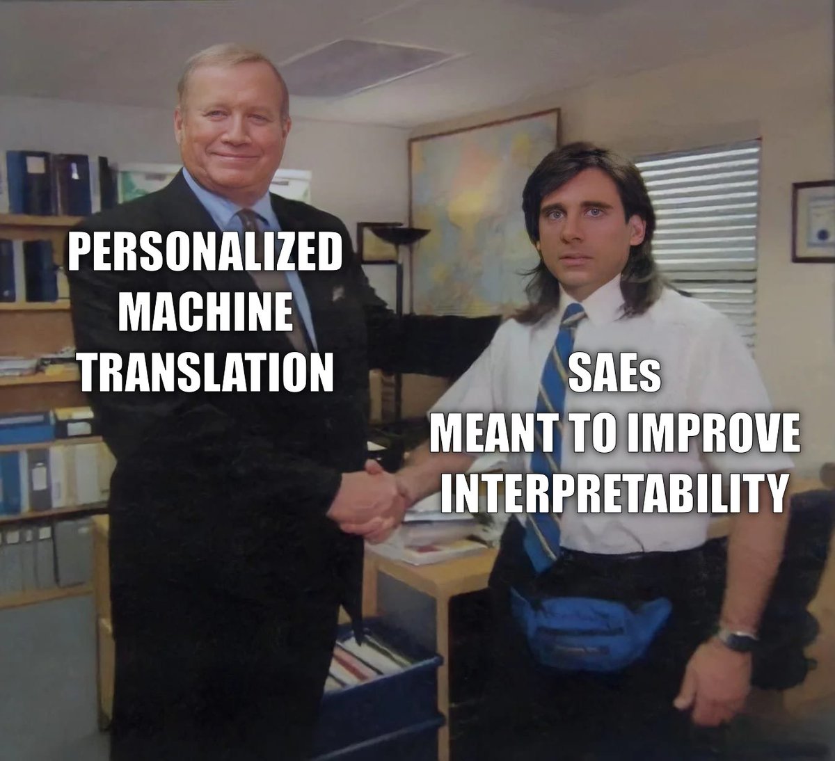 📢 New paper: Applied interpretability 🤝 MT personalization!

We steer LLM generations to mimic human translator styles on literary novels in 7 languages. 📚

SAE steering can beat few-shot prompting, leading to better personalization while maintaining quality.

🧵1/