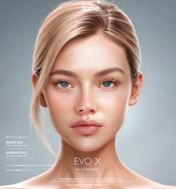 KawaiiFeedSL's tweet photo. Deetalez: Jane Skin *New* @ Mainstore〡Taxi: https://t.co/NUFKi3yuS5
#secondlife #metaverse #deetalez #new #release #mainstore #kawaiifeed https://t.co/FI4FuVtzwU
