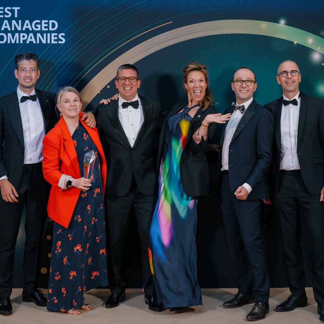 QbDGroup's tweet photo. We’re very proud to share that QbD Group has once again been recognized as one of Belgium’s #BestManaged Companies, earning the Gold Label for the second consecutive year. ✨

🔗 Read the full press release: https://t.co/Koau20voI2 https://t.co/RnkSPu55LI