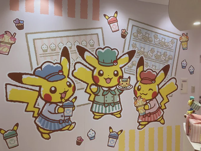 初ピカチュウスイーツ〜グルジャモと非凡リーマン添えて〜