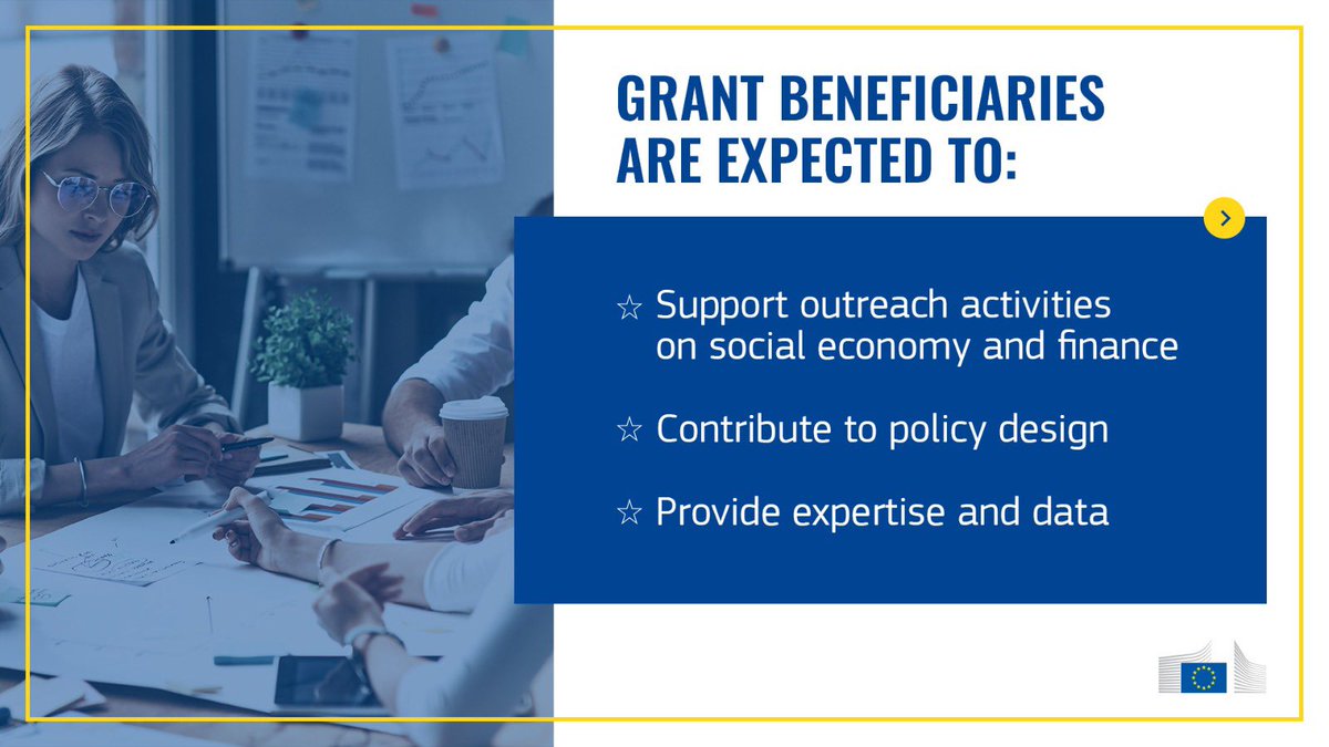 RoxanaMinzatu's tweet image. 🇪🇺Help us build social economy for a competitive Europe that is fair &amp;amp; inclusive! 🌱

Apply for #EUFunding to support networks driving social economy &amp;amp; finance.

Via #ESFPlus → l8.nu/1315c