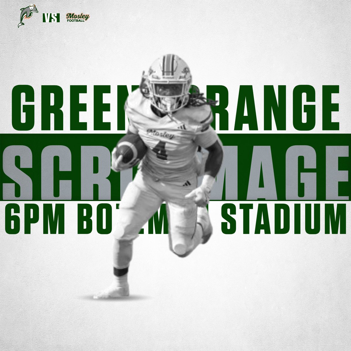 Mosley Football (@mosleydolphinfb) on Twitter photo Green & Orange Scrimmage TONIGHT May 23rd 6PM at Bozeman Stadium. Cost of attendance: Sports Drinks, Bottle Water, Detergent, or Protein Drinks/ Bars
#MosleyMade
<a href="/ESPNPC1043/">ESPN Northwest Florida</a> <a href="/AdebanjiBamide1/">Banji Bamidele</a> <a href="/Ath_Dynasty/">The Athletic Academy</a> Green & Orange Scrimmage TONIGHT May 23rd 6PM at Bozeman Stadium. Cost of attendance: Sports Drinks, Bottle Water, Detergent, or Protein Drinks/ Bars
#MosleyMade
<a href="/ESPNPC1043/">ESPN Northwest Florida</a> <a href="/AdebanjiBamide1/">Banji Bamidele</a> <a href="/Ath_Dynasty/">The Athletic Academy</a>
