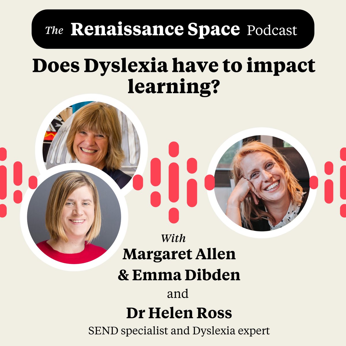 How can teachers manage dense curricula while making sure every child has the time to thrive?

On the #RenaissanceSpacePodcast, Dr Helen Ross, a special needs teacher and former SENCO, explores how dyslexia can impact learning, reading and progress.

🎧: bit.ly/3YUwdgs