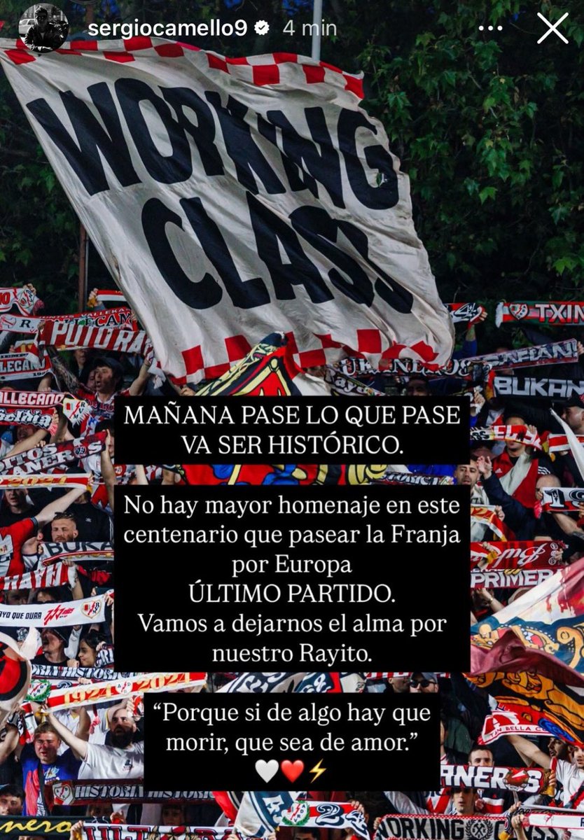 AS_MMartin's tweet photo. ❤️ "Si de algo hay que morir, que sea de amor"
⚡ El mensaje de @9Camello antes de la finalísima de mañana
⚽ Orgullo de equipo y orgullo de jugadores. Con ellos, a Europa o donde sea https://t.co/YgrFTXbhrY