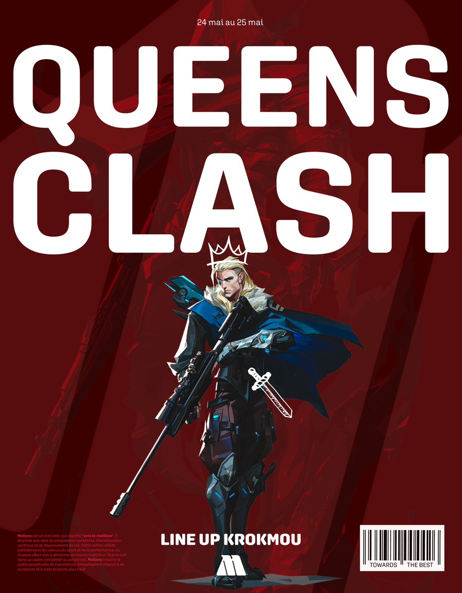 🚨 #VALORANT #QueensClash

👑 Les reines entrent dans l’arène. Prêtes à faire parler les claviers.

📅 Notre roster féminin participera aux Queens Clash les 24 et 25 mai — un tournoi 100% compétitif et elles sont 100% déterminées.

🧩 Main squad : Aottea, Akirah, Koshiix, Jesy &amp;