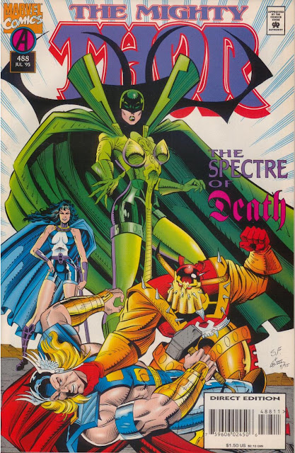 InTHORmation's tweet photo. IN YOUR LCS 30 YEARS AGO TODAY
THOR cover by Sandu Florea and Charles Barnett
Besides appearing in his own comic, Thor made his fourth consecutive appearance in FANTASTIC FOUR. 
Cover by Paul Ryan and Dan Bulanadi. https://t.co/wR3nG5zmUA