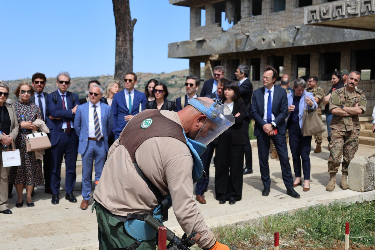 NPA Mine Action and Disarmament (@npadisarm) on Twitter photo 22 May, delegates from <a href="/EUCouncil/">EU Council</a> Mashreq/Maghreb working party visited <a href="/NPA_Lebanon/">NPA-Lebanon</a>'s cluster munitions task in Mount Lebanon. Millions of Israeli CM from the 2006 war still remain to be cleared and we thank <a href="/noradno/">Norad</a> <a href="/MOFAkr_eng/">MOFA</a> <a href="/ITFsi/">ITF Enhancing Human Security</a> for supporting this work🙏🏼<a href="/LebMineAction/">Lebanon Mine Action Center</a> 22 May, delegates from <a href="/EUCouncil/">EU Council</a> Mashreq/Maghreb working party visited <a href="/NPA_Lebanon/">NPA-Lebanon</a>'s cluster munitions task in Mount Lebanon. Millions of Israeli CM from the 2006 war still remain to be cleared and we thank <a href="/noradno/">Norad</a> <a href="/MOFAkr_eng/">MOFA</a> <a href="/ITFsi/">ITF Enhancing Human Security</a> for supporting this work🙏🏼<a href="/LebMineAction/">Lebanon Mine Action Center</a>