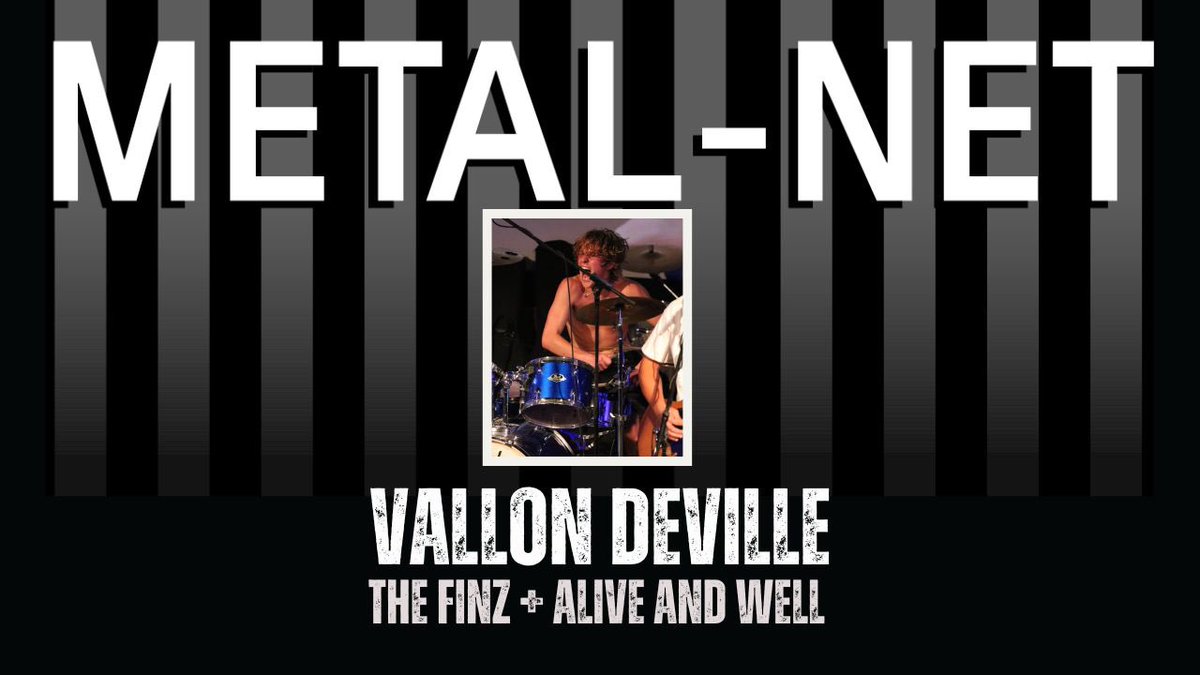 MetalNetTV's tweet photo. NEW INTERVIEW 

Conversation with Vallon DeVille [The Finz &amp; Alive and Well]
https://t.co/Ul8NNvASjH https://t.co/WwdhPvVjXQ