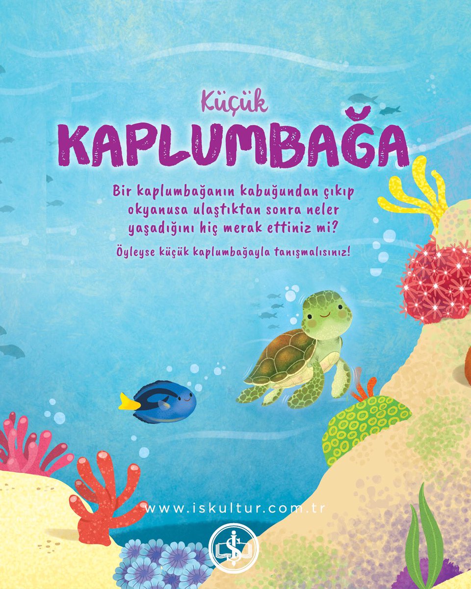 Bir kaplumbağanın kabuğundan çıkıp okyanusa ulaştıktan sonra neler yaşadığını hiç merak ettiniz mi?
Öyleyse küçük kaplumbağayla tanışmalısınız!

Bu kitapta minik bir kaplumbağanın büyüme macerası üzerinden çocuklara kaplumbağaların yaşamları hakkında bilgiler veriliyor.