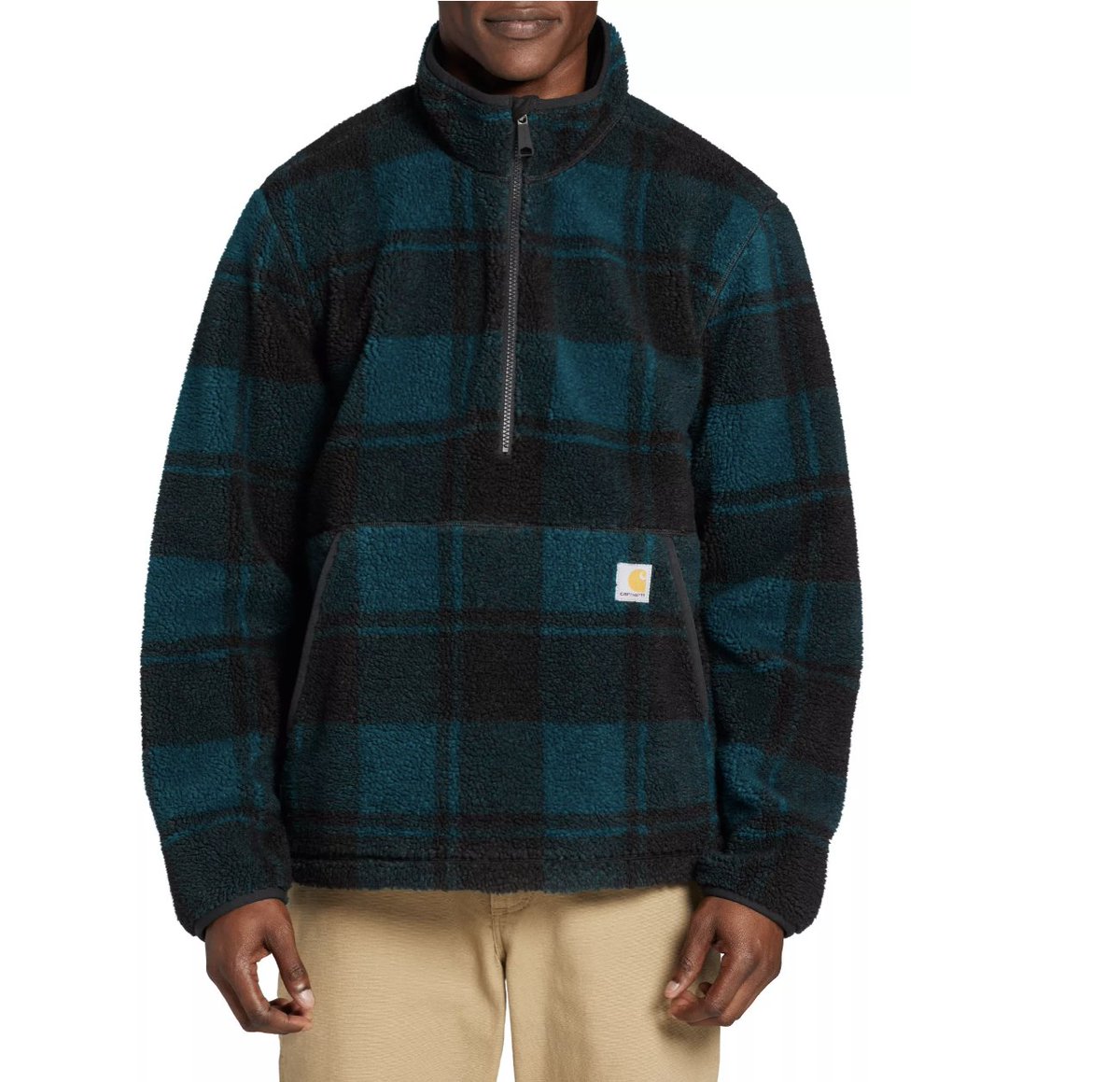 snkr_twitr's tweet photo. AD: STEAL at $26.58
Carhartt Quarter-Zip Sherpa Pullover Sweatshirt 'Hunt Club/Black Plaid'

Shop -> https://t.co/iST9DxO8BD https://t.co/3eaai61WHe