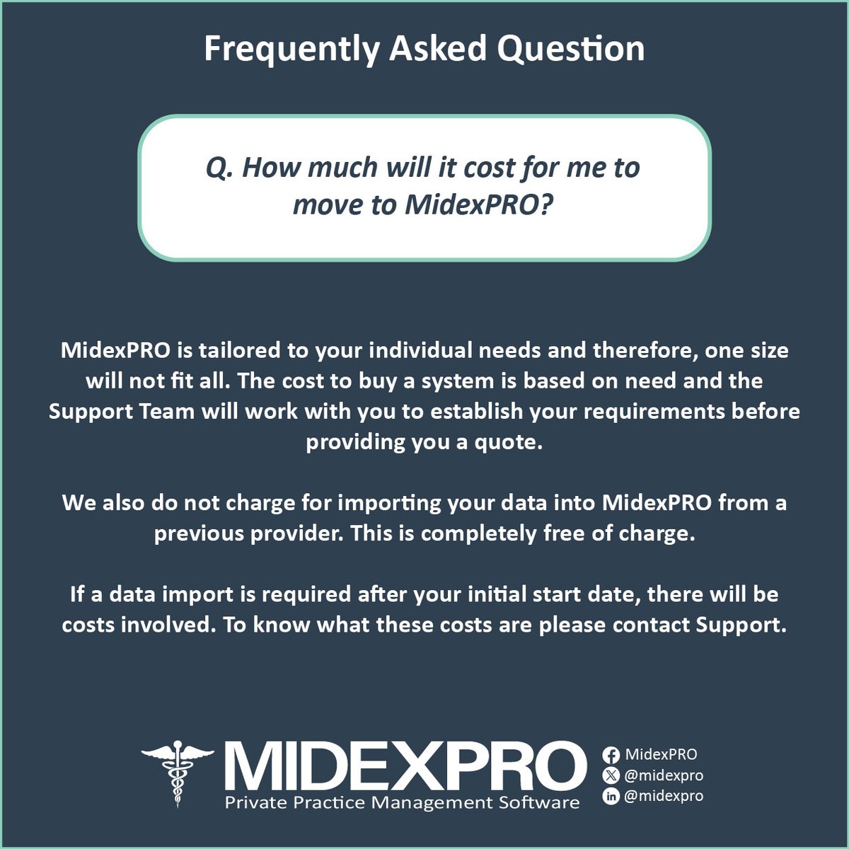 #FAQ and the answer!    

#QuestionAndAnswer #FAQFriday #FAQsSolved #privatepracticesoftware #midexpro #clinicalsoftware