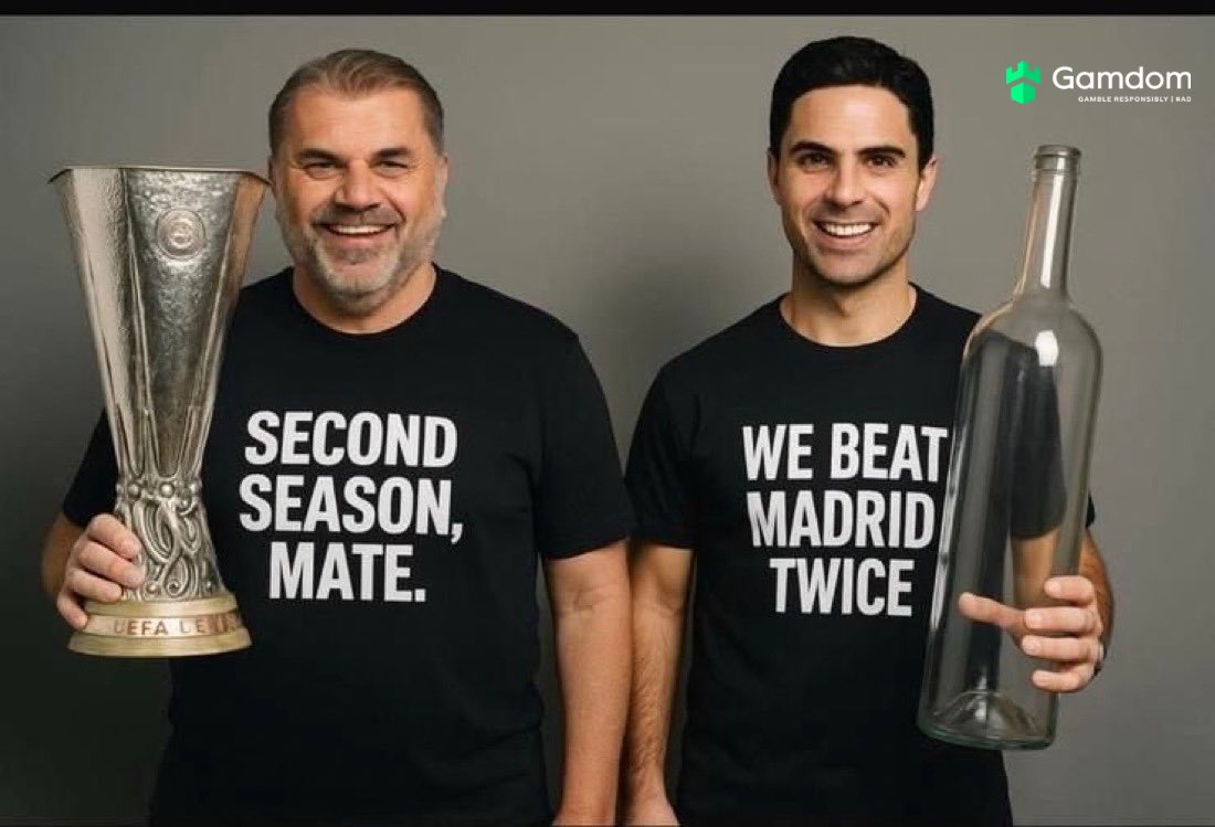 One’s celebrating a trophy, the other’s celebrating vibes