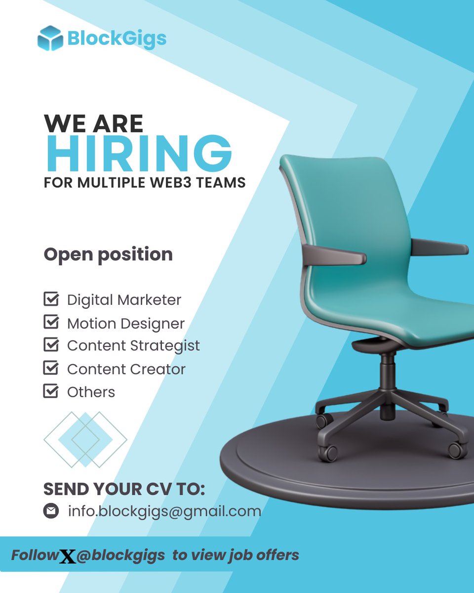 blockgigss's tweet photo. 🌟 32West is Hiring! 🌟

We’re looking for a talented and motivated Social Media Content Creator to join our dynamic creative team. If you have a passion for crafting compelling content and driving engagement, we want to hear from you! 💡 https://t.co/zIgwl4Roar