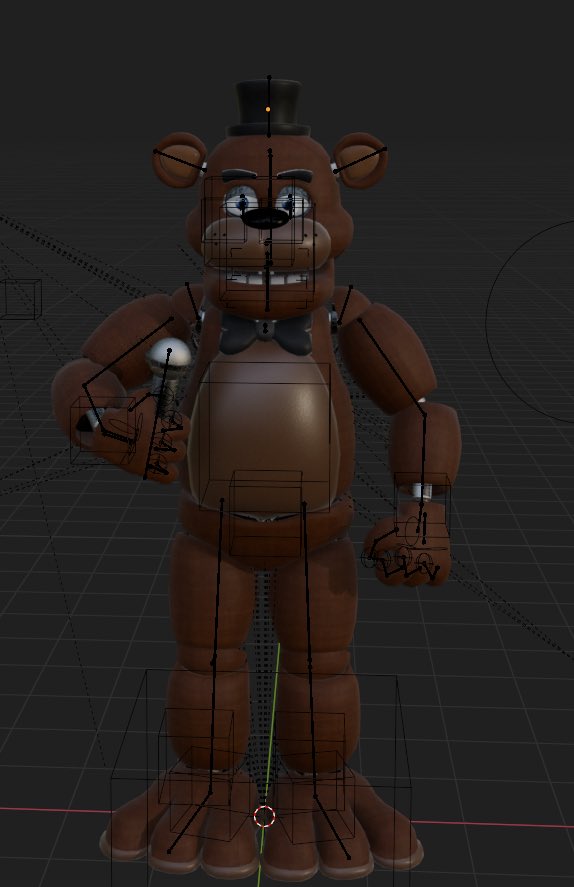 xsfmAz's tweet image. Freddy rextexture 

#FNAF #retexture #blender