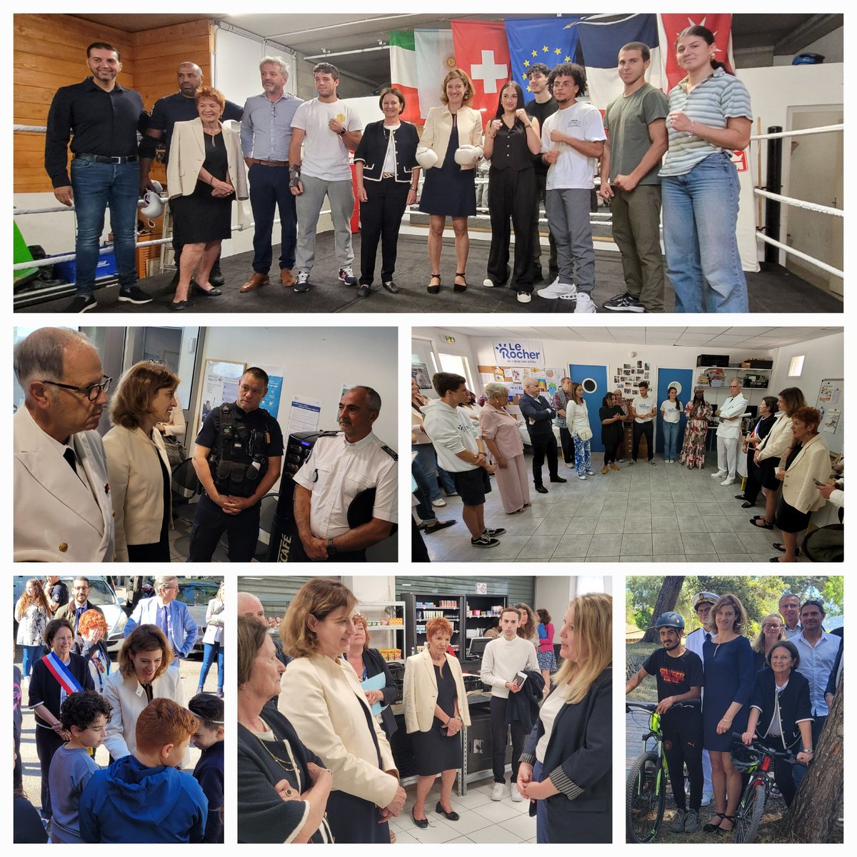 #VisiteOfficielle |🇨🇵 Juliette  Méadel, ministre déléguée chargée de la Ville est dans le #Var pour rencontrer les habitants des quartiers et valoriser les initiatives locales soutenus par l'Etat et les collectivités.
➡️ A La Beaucaire à Toulon, la présence des services publics
