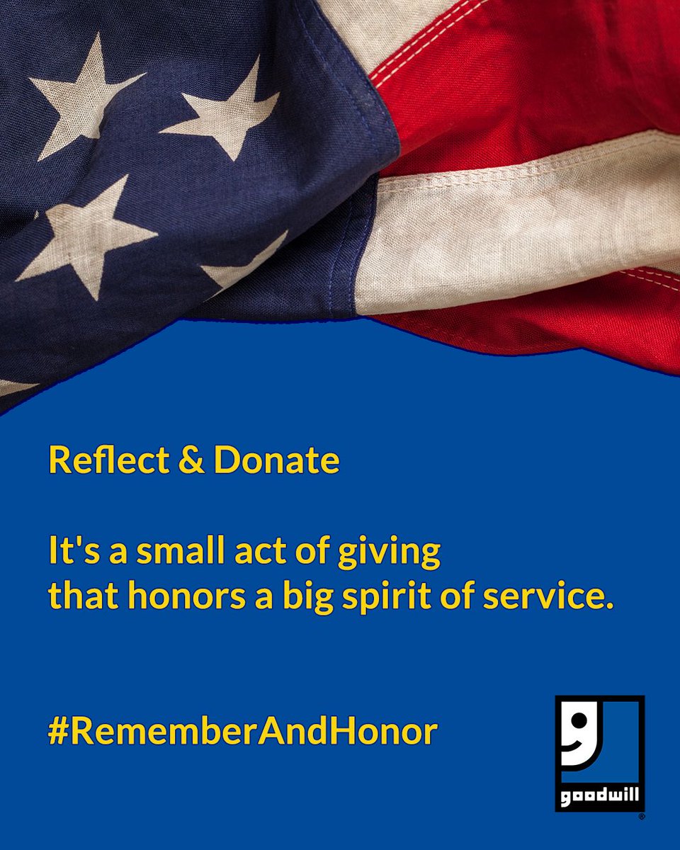 goodwillde's tweet photo. 📦 Memorial Day Weekend begins now—start it with purpose.
As you tidy up for the long weekend, consider donating what you no longer need. Your gently used clothing and household goods support job training, digital skills development, and career placement programs in Delaware. https://t.co/Xd2OtUvOmW