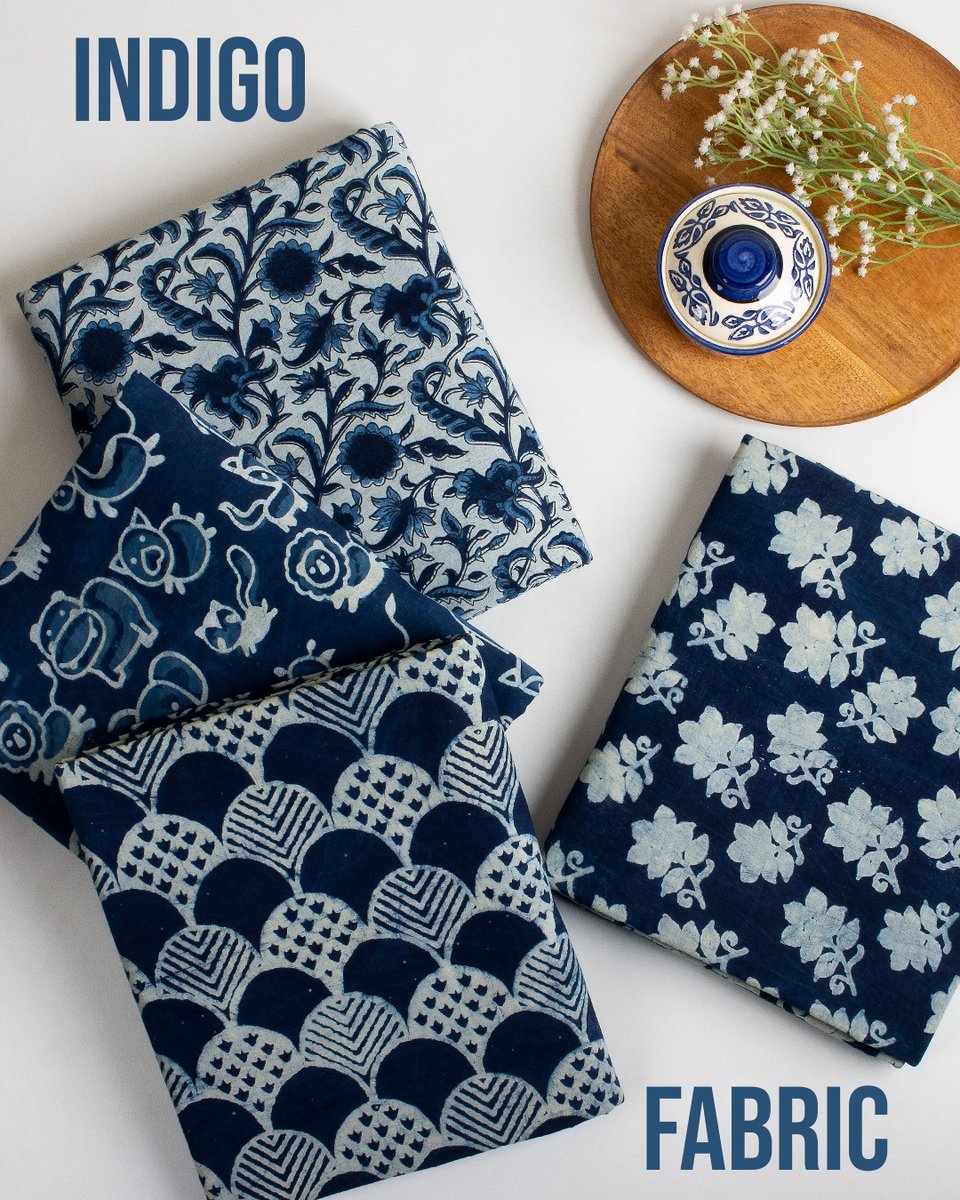 Dmaasa_'s tweet image. Dipped in tradition, dyed in elegance! 💙
Our Indigo Fabric is the perfect blend of timeless charm and artisanal craftsmanship. ✨
#IndigoLove #HandcraftedStyle #TimelessTextiles #NaturalDye #SustainableFashion #dmaasa #cottonfabric #indigofabric #bluedyed #handblockprint
