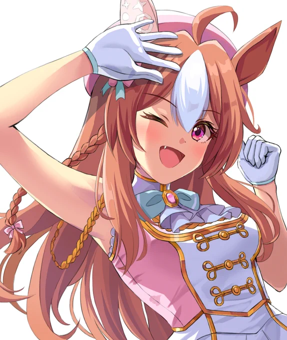 ちょっと遅れちゃいましたがリッキーの新衣装可愛い!#ウマ娘 