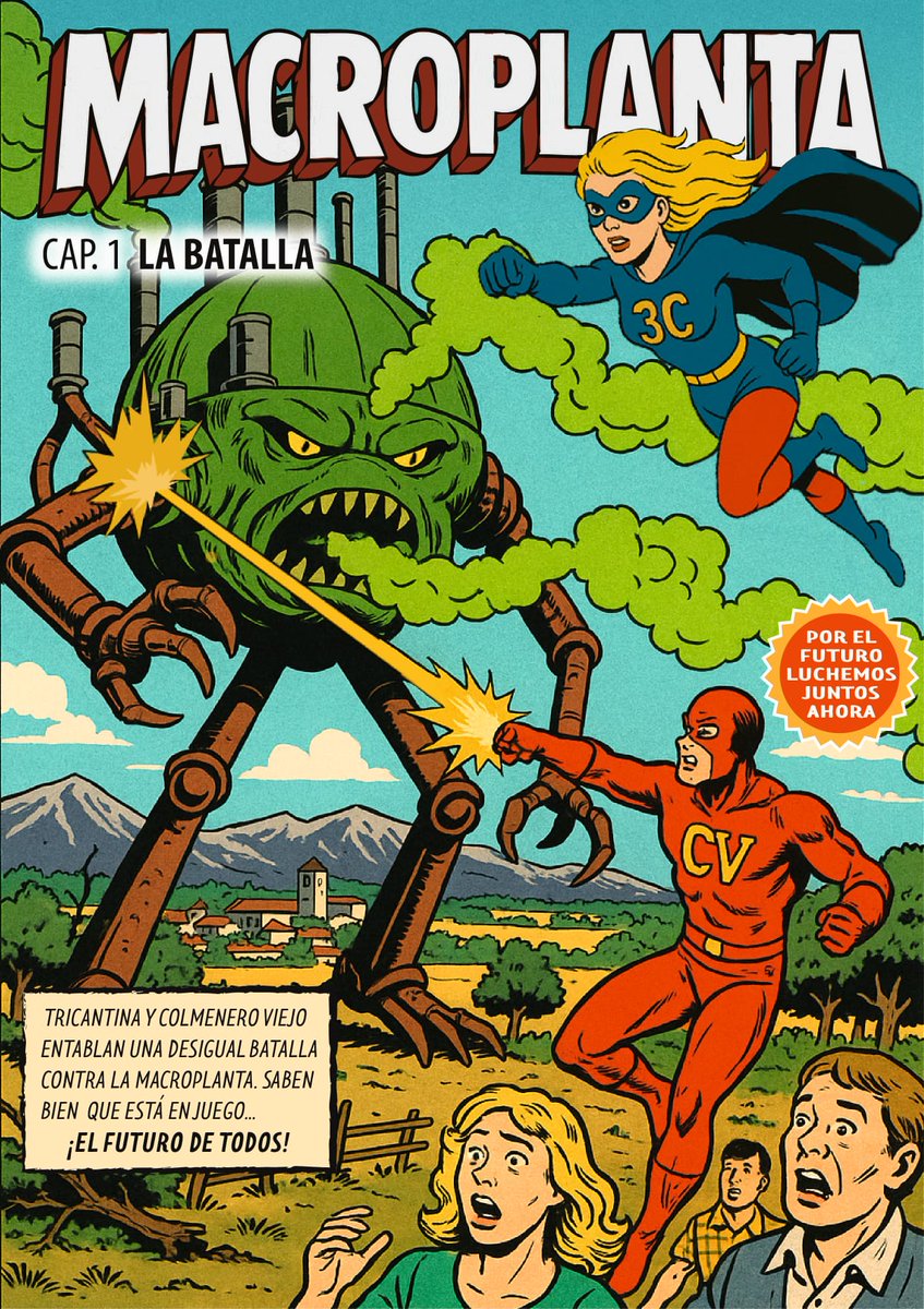 stopbiogas3CV's tweet photo. Sigue las aventuras de l@s superhéroes CV y 3C en el cómic "MACROPLANTA".

Capítulo 1: La batalla.

¡El gran MalCapital no podrá parar la poderosa LuchaVecinal! 👊🏻

#STOPBiogasColmenarTresCantos
#STOPBiogas3CV
#NiTanCercaNiTanGrande
#NiEnTuPuebloNiEnElMio https://t.co/agsWcTblfJ