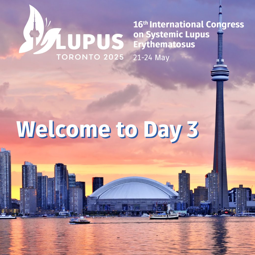 LupusCongress's tweet image. Good morning from #LUPUS2025! ☀️ Ready for another inspiring day in Toronto?
Start your Day 3 with cutting-edge insights at the Clinical Track Outstanding Abstract Presentations – happening now in Metropolitan West (9:00–10:00). Don’t miss it! 💡

#LupusResearch #AutoimmuneCare