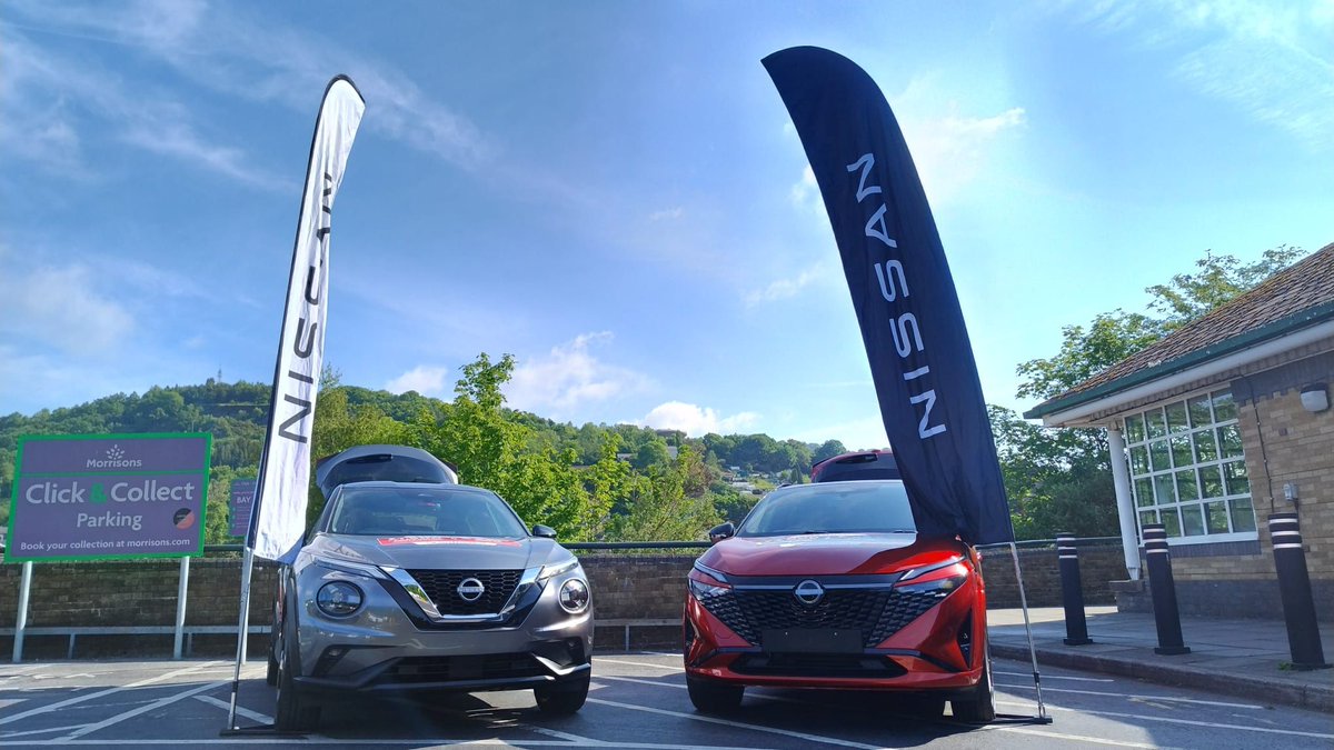 griffinmill's tweet image. Visit the team at @Morrisons in Porth today where we’re showcasing the fantastic Nissan Juke and Nissan Qashqai for one day only, so whether you're ready to drive away or just curious, we’re on hand to help!

#NissanAtMorrisons #NissanUK #DriveTheFuture #GriffinMill
