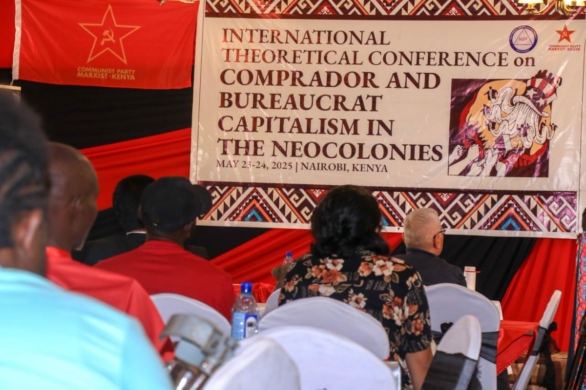 Muthonikate1's tweet photo. The Communist Party Marxist Kenya has called this conference not as theory for its own sake but to confront the lived realities of exploitation. Mwaivu Kaluka reminds us: to act, we must first understand. #CPMKTheoCon4 https://t.co/dGq3eYfUNZ