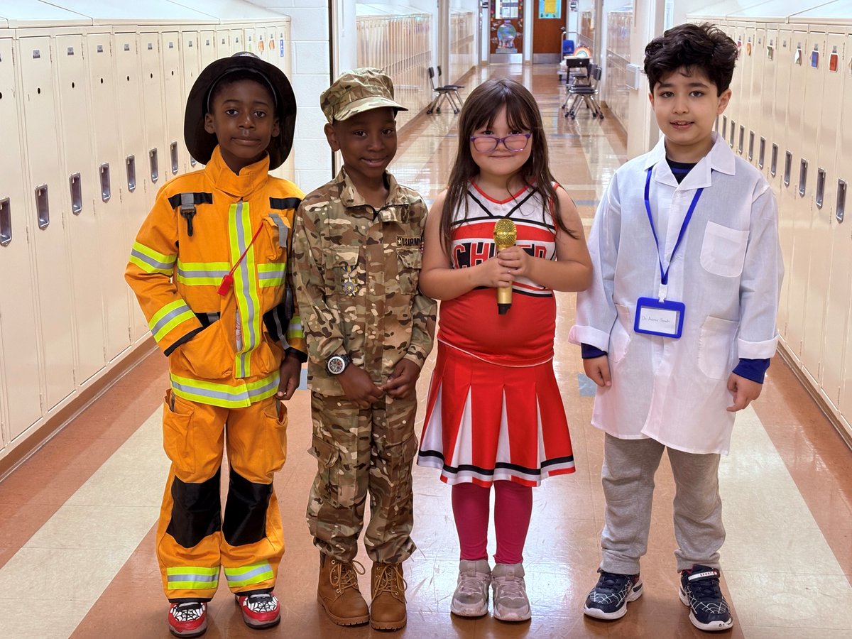 It's Career Day at Frank Hebron Harman! What do you want to be when you grow up? #MakingMagicHappen #BelongGrowSucced