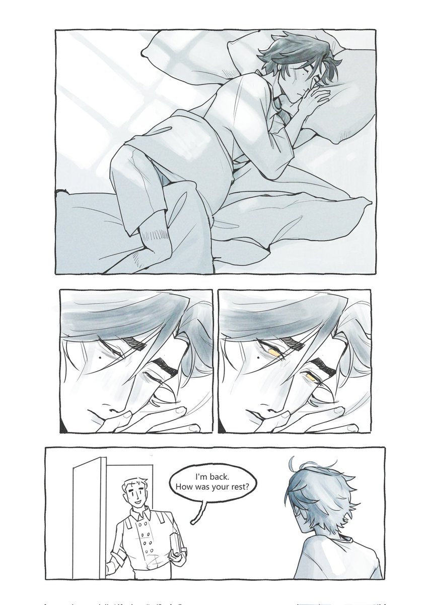 Mumommmmm's tweet image. Viktor felt constant fatigue during his pregnancy, while Jayce did his best to keep him fed.#jayvik