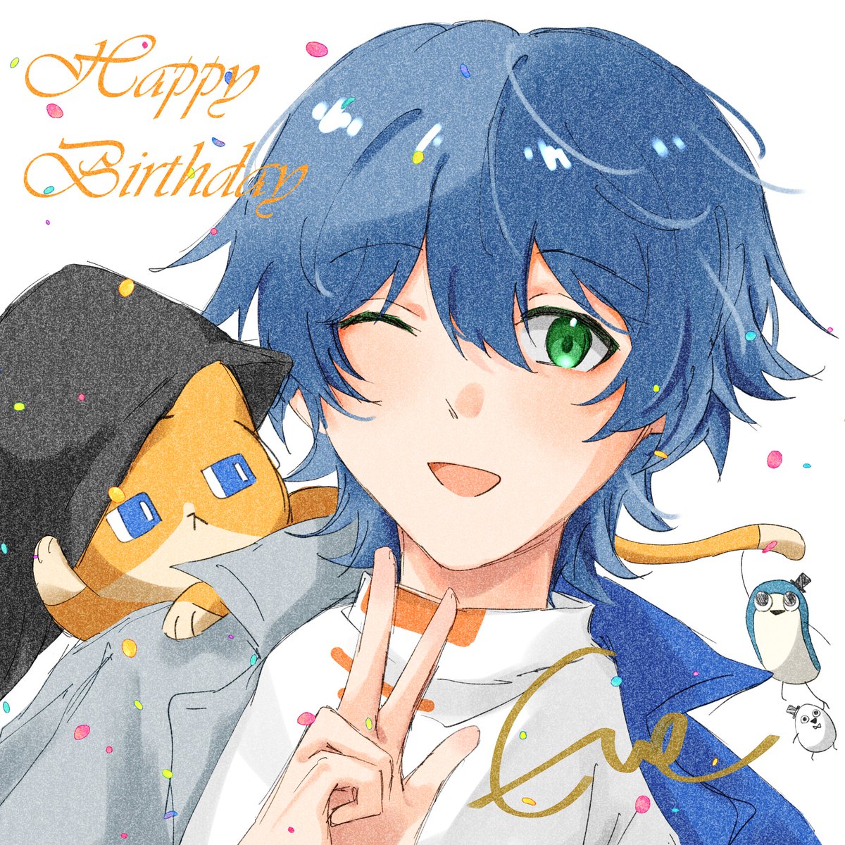 _minacal_'s tweet photo. Happy Birthday!!!
#Eve家   #Eve誕生祭2025 #Eveくん誕生祭2025 https://t.co/HMerQut2VH