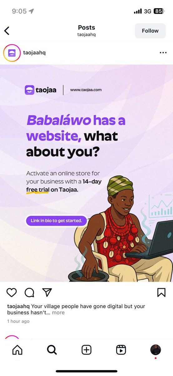 taojaaHQ's tweet photo. Even the gods are a click away but your business isn't 😏

Let's fix that with the Taojaa 14-day free trial. You can cancel anytime.

#DigitalCommerce #Taojaa https://t.co/fgoAfyFAJA