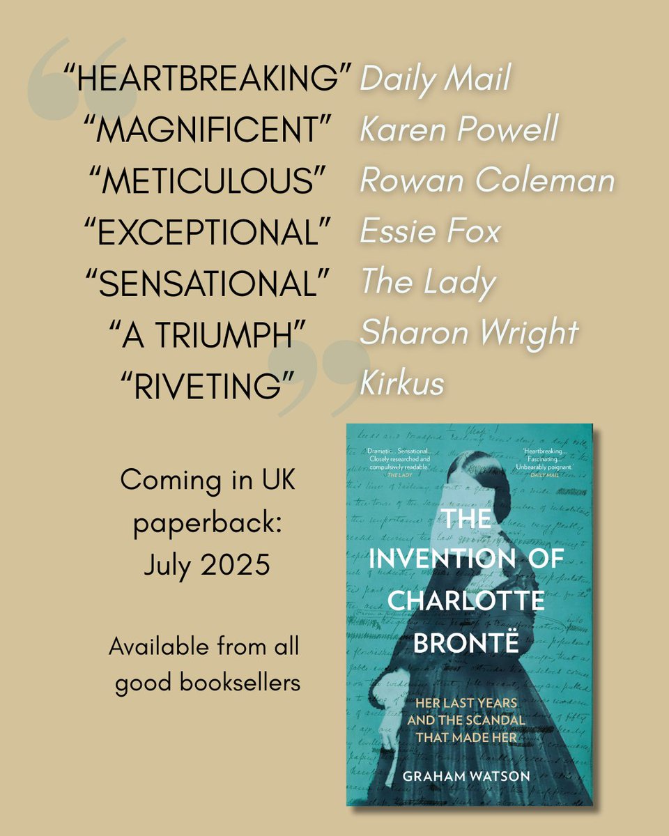 Graham Watson (@grahamwatson73) on Twitter photo My debut book - The Invention of Charlotte Brontë - is out in UK paperback July 10th from <a href="/TheHistoryPress/">The History Press</a> My debut book - The Invention of Charlotte Brontë - is out in UK paperback July 10th from <a href="/TheHistoryPress/">The History Press</a>