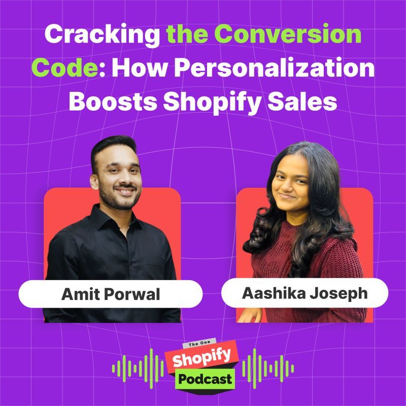 getwiserapp's tweet photo. Personalization isn’t just a buzzword, it’s your #1 growth lever in 2025.

Wiser AI CEO @iamitporwal joins host Aashika J on The One Shopify Podcast @TeamOptimu8161 for an unfiltered conversation on ' Cracking the Conversion Code: How Personalization Boosts Shopify Sales'.

No gimmicks. No discounts. Just proven ways to turn casual browsers into loyal buyers using AI-powered strategies.

💡 Here’s what you’ll walk away with:
 ✅ Why personalization is non-negotiable for scaling in 2025
 ✅ The real reason intent > past purchases
 ✅ Where to place product recommendations for maximum impact
 ✅ Top personalization pitfalls (and how to avoid them)
 ✅ How AI is shaping the next era of eCommerce growth

📈 Whether you run a D2C brand, optimize for conversions, or build on Shopify, this insightful 2025 personalization playbook is for you.

🎧Listen on Spotify → https://t.co/Brmg35JqUR
📺 Watch on YouTube → https://t.co/6tGl7jR0Dk