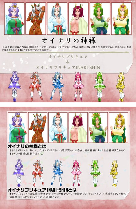 オイナリさんのスピンオフストーリーで稲荷神のオリキュア設定 