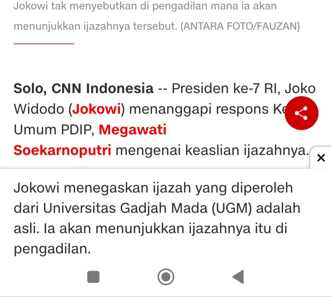 Buat kaum cebokers yg mayoritas low IQ, dan special kepada ketum partai yg aga2 bloon yakni mbok banteng  yg kemaren pada ributin minta Jokowi tunjukin ijazahna 
Jokowi akan menunjukkan ijazah aslinya  di pengadilan 

Ayo buruan pada cari alesan lagi, skrg ijazah Jan ethes ya