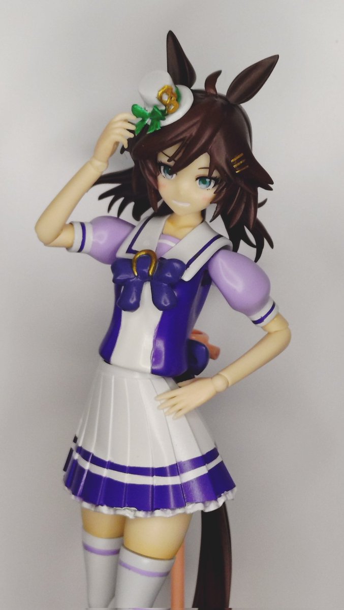 Human_San_'s tweet photo. レースが始まったら、そこはアタシたちの世界。でしょ？
『ミスターシービー』
#ウマ娘
#ウマ娘造形部
#ミスターシービー https://t.co/dnyyBPvHtD