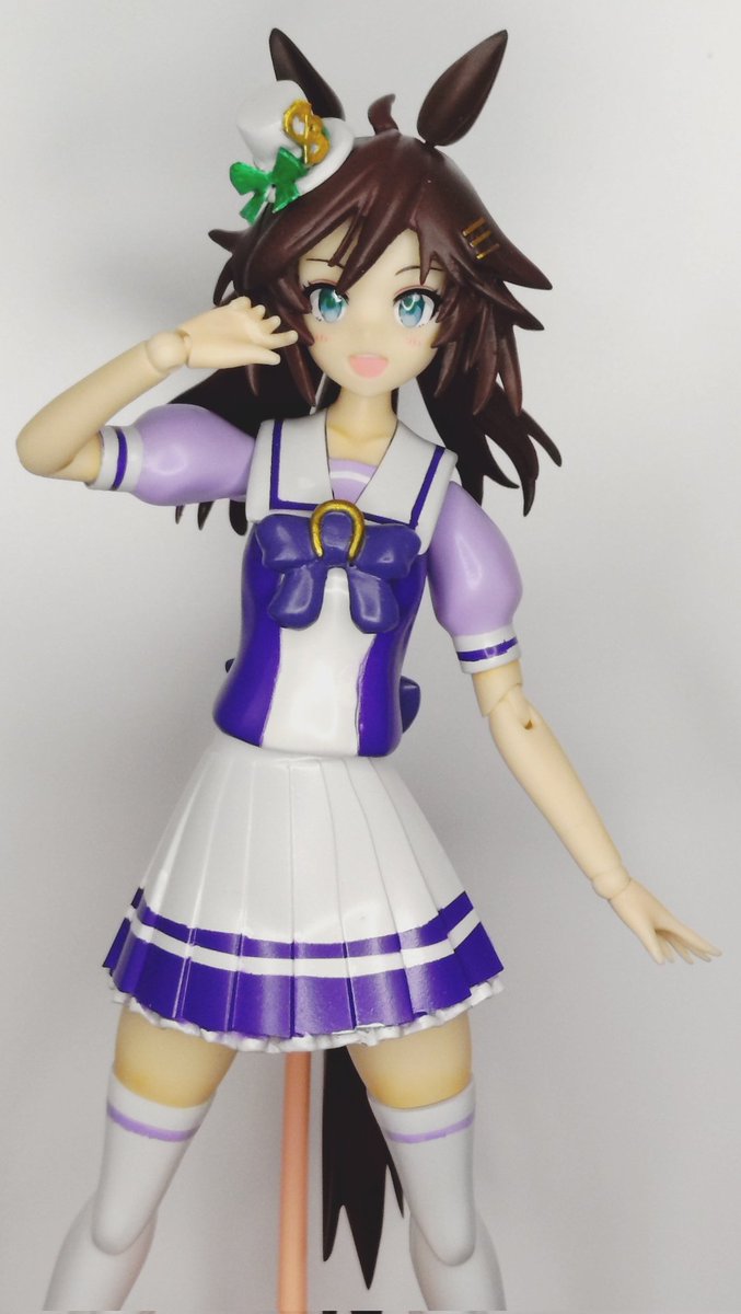 Human_San_'s tweet photo. レースが始まったら、そこはアタシたちの世界。でしょ？
『ミスターシービー』
#ウマ娘
#ウマ娘造形部
#ミスターシービー https://t.co/dnyyBPvHtD