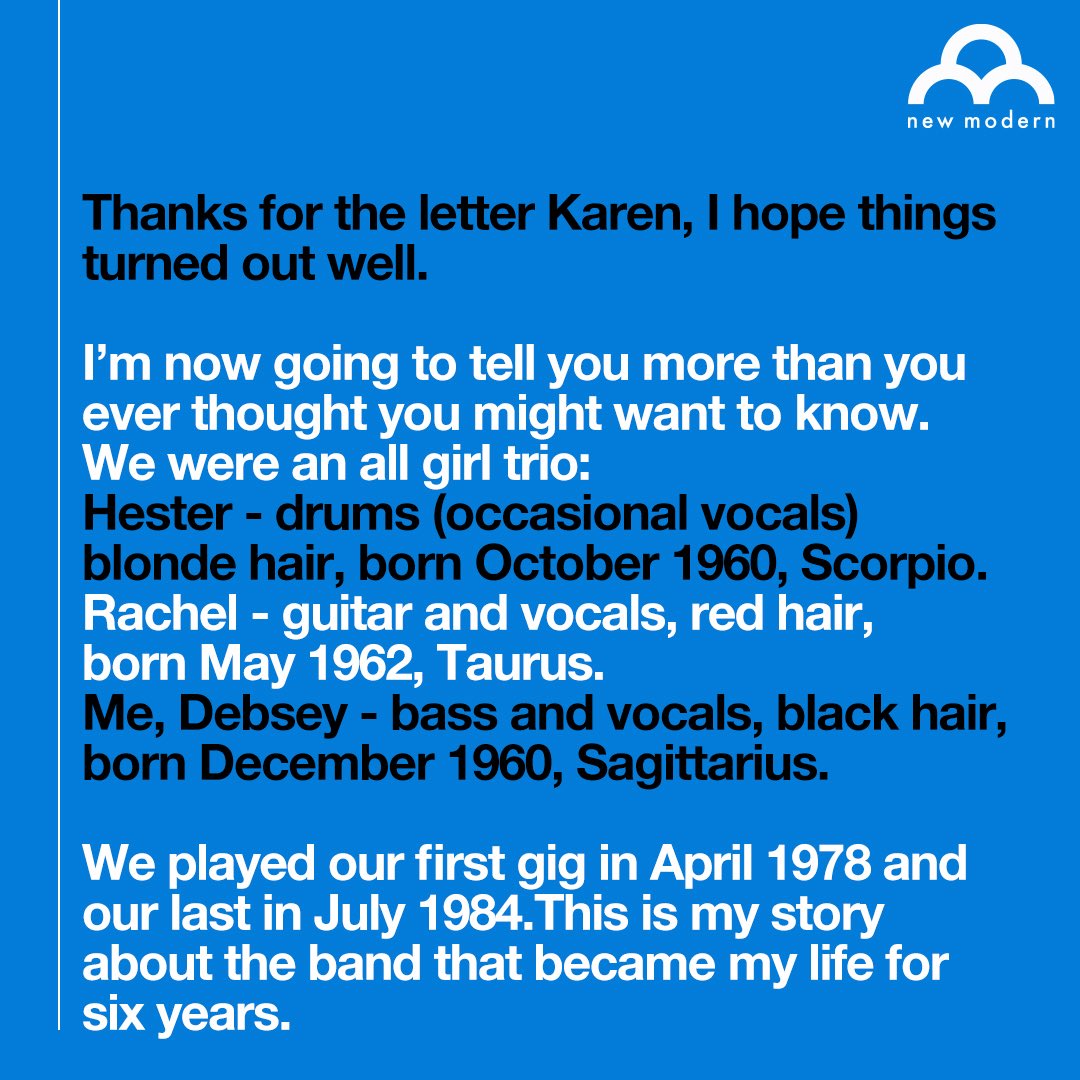 ‘Teenage Daydream: We are the Girls Who Play in a Band’ by Debsey Wykes

Out 25-09-25

RT: tinyurl.com/3cf7y4r2
M: tinyurl.com/78z94zrr
HMV: tinyurl.com/yz77z22f
R: tinyurl.com/p5wmy5wr