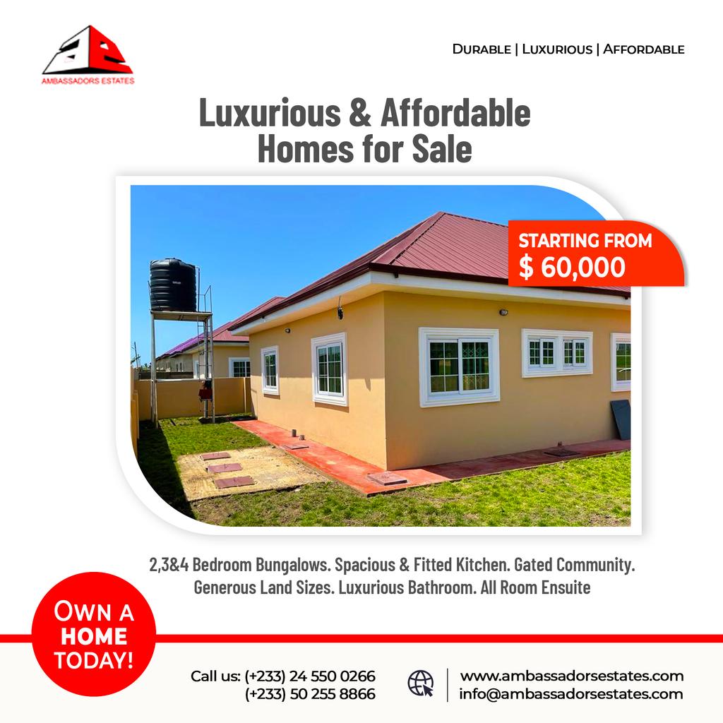 ambestates's tweet photo. You are just a call away from becoming the next home owner.

Talk to us today and make a 20% deposit.

We offer a wide selection of luxurious and affordable homes that will fit your budget.

For enquiries, kindly contact us: 0245500266/ 0502558866

https://t.co/uZfiNSnoIF https://t.co/SHwbDgoOkF