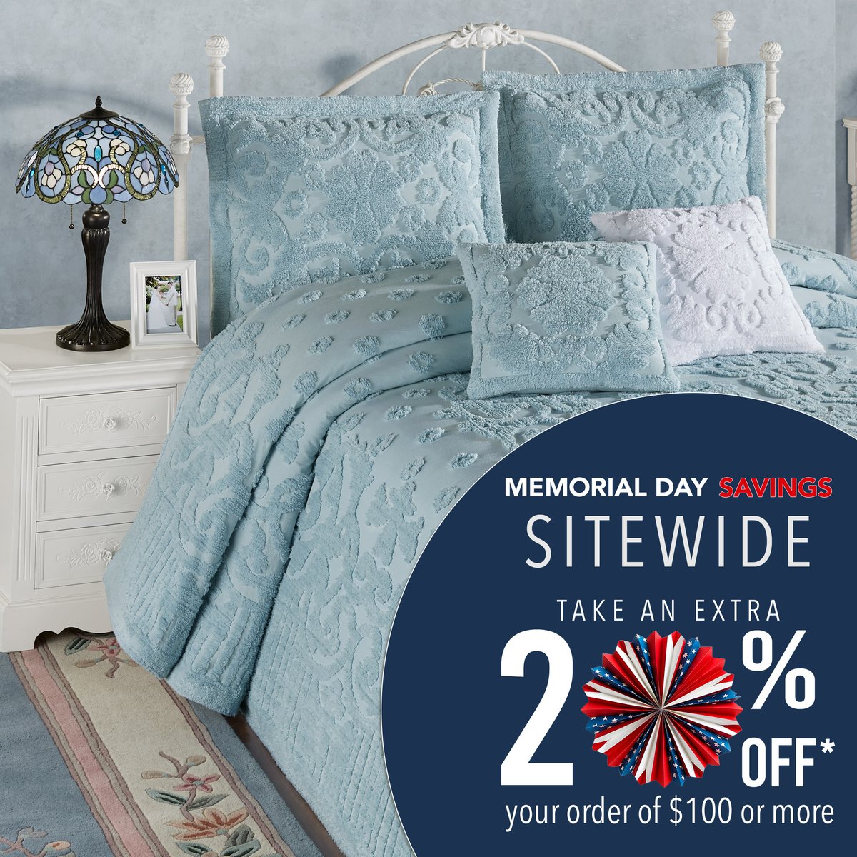 Touch_of_Class's tweet photo. Memorial Day Savings start now! Use code YPWA20 in cart or checkout for the savings:  https://t.co/1POmwXiMDA
*See our site for complete details.
#MemorialDayWeekend #homedecor #homedecorsale #sitewidesavings https://t.co/mvRQLs2vAG