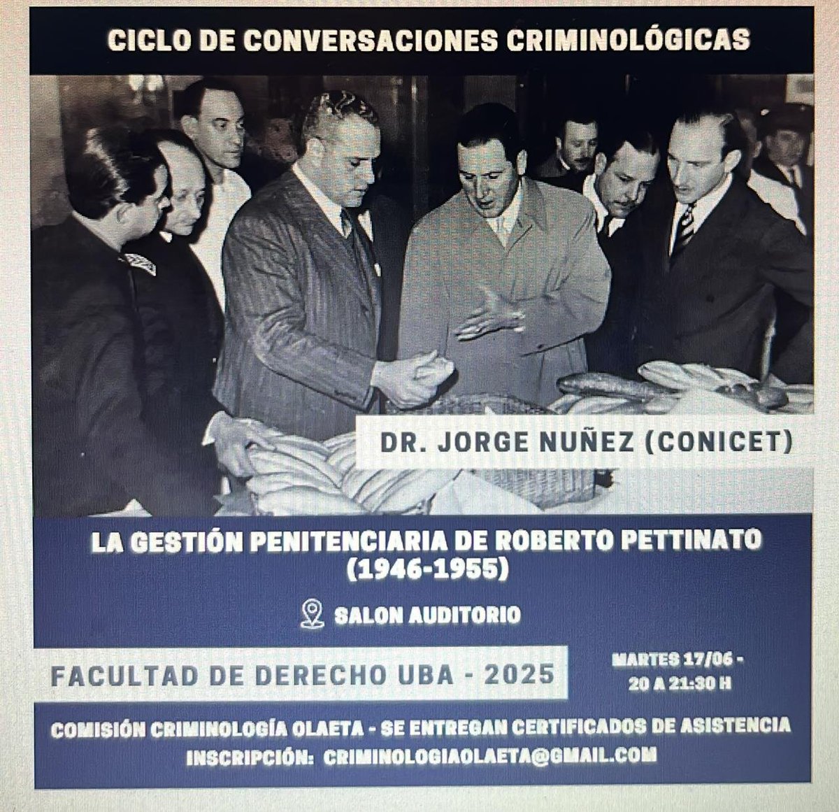 HOlaeta's tweet photo. Charlas criminológicas con un invitado de lujo https://t.co/wbEyXYa9JL