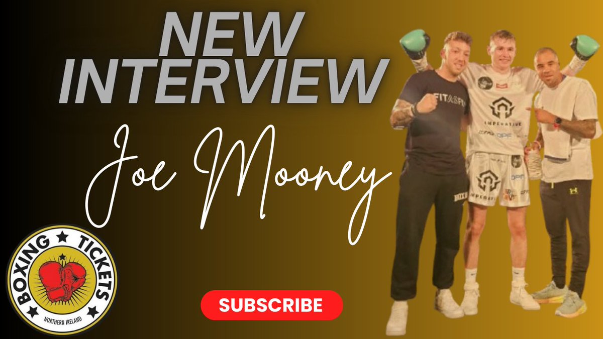 Boxing Tickets NI (@boxingticketsni) on Twitter photo 🚨 New Interview 🚨
In association with <a href="/ThatPrizeGuy/">That Prize Guy</a>
Joe Mooney 🗣
Reaching the Top: A Fighter's Mindset for Success
Carrying on the family tradition of fighting
Watch the full interview here ⬇️
youtu.be/1q1LjQFrX6o?si… 🚨 New Interview 🚨
In association with <a href="/ThatPrizeGuy/">That Prize Guy</a>
Joe Mooney 🗣
Reaching the Top: A Fighter's Mindset for Success
Carrying on the family tradition of fighting
Watch the full interview here ⬇️
youtu.be/1q1LjQFrX6o?si…