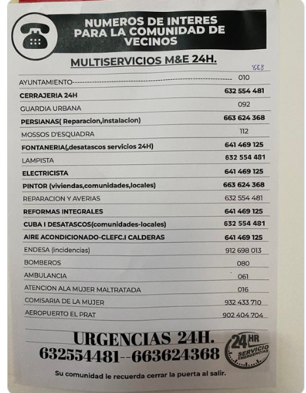 PLVNG's tweet photo. 🔴 ALERTA D’ESTAFA
Fulletó fals amb “serveis tècnics” 💸
Van a pisos de gent gran i demanen 327 € per posar 2 claus 😡
Si no pagues, t’apliquen silicona al pany! 🔐
📞 722822652 / 641464125
🚫 NO contractis
📢 Fes difusió
👵 Avisa les persones grans
📄 Arrenca els papers! https://t.co/DgJwL05J2l