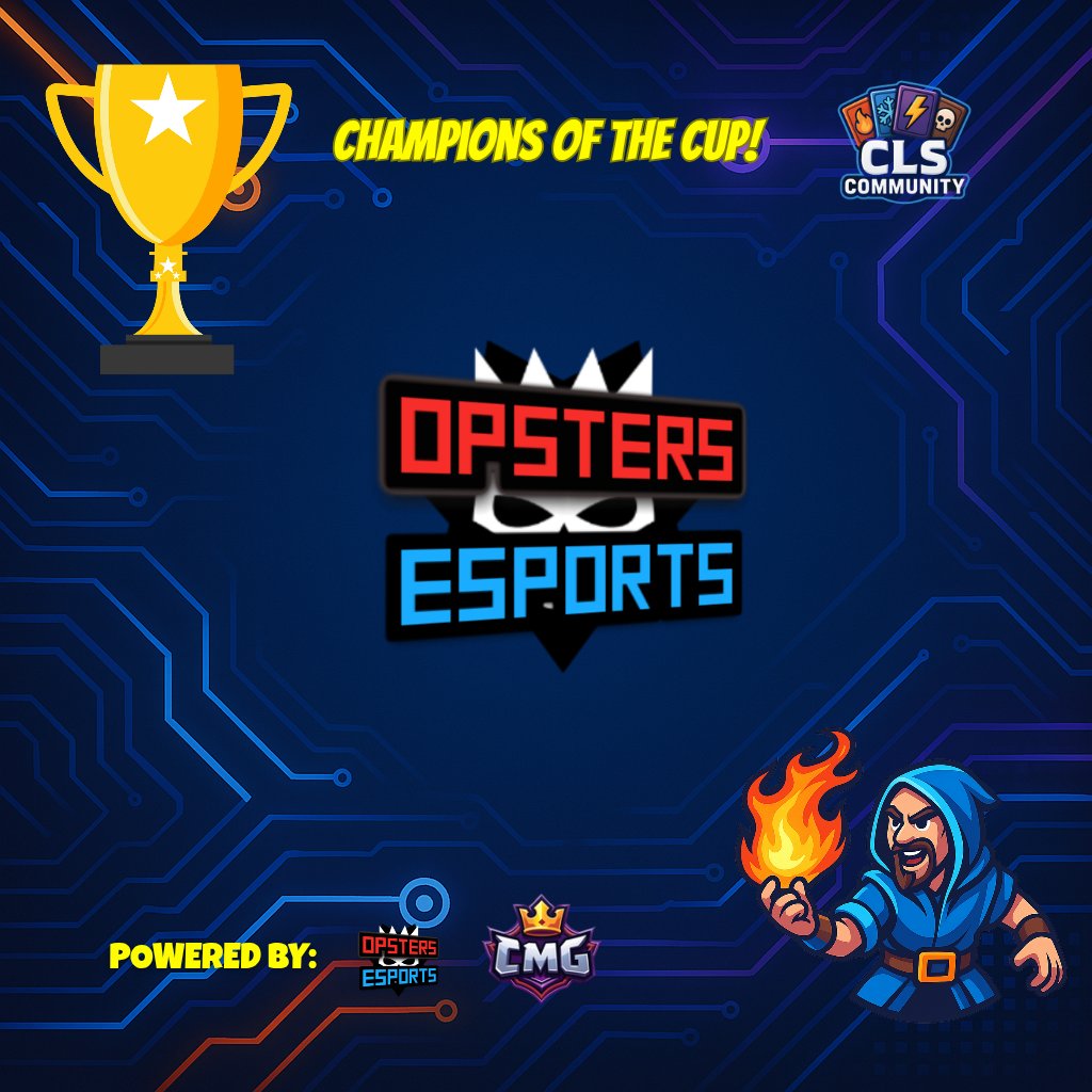 CLS Community (@colosseum_7) on Twitter photo We presents to you the winners of CR CLS League S7 !
<a href="/OpsterseSports/">Opsters eSports</a> got the place in CR Super Cup CLS and will play against <a href="/CMG_EsportsCR/">CMG E-Sport</a> ! ( Who will take the prize pool and title !) We presents to you the winners of CR CLS League S7 !
<a href="/OpsterseSports/">Opsters eSports</a> got the place in CR Super Cup CLS and will play against <a href="/CMG_EsportsCR/">CMG E-Sport</a> ! ( Who will take the prize pool and title !)