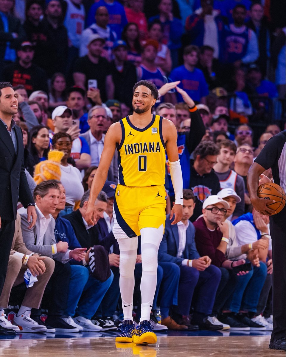 pacers_brasil's tweet photo. DIA DE PACERS! 🔥🏀

🏀 @ New York Knicks
⏰ 21:00 BRT
🖥 NBA League Pass e Prime Video
🏟 Madison Square Garden - New York City, NY

🏆 Jogo 2 das finais de conferência (1-0)
🤕 Jackson é desfalque

#GoPacers #YesCers https://t.co/nfl0BCf6mx