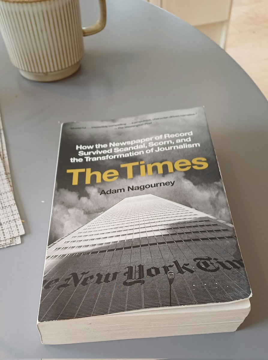 AlanEnglish9's tweet image. Thanks to @adamnagourney for writing (over 7 years) this enthralling history of The New York Times since 1976. The most enjoyable book about a newspaper/news organisation I've read since Stick It Up Your Punter!, the story of a very different paper (The Sun). Hugely recommended