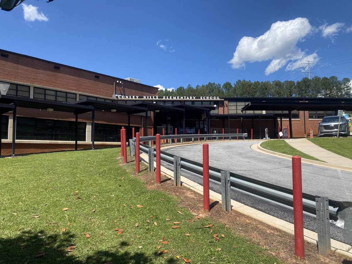 PCICoodyj's tweet photo. Stopped by Conley Hills last day festivities. Student there from 1-6th grade— 
And returned today as a Fulton County Teacher, Husband and father. Quite a circle of events! https://t.co/lV2poSSo2J