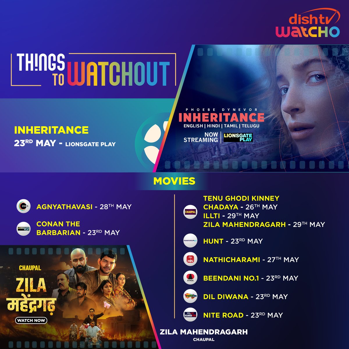 watchoapp's tweet photo. Don't worry, we have your weekend plan right here. Catch up on the latest #Movies, #WebSeries, #LiveEvents, and #Sports all in one place.
Save this post for quick access, and start streaming with the link https://t.co/iZMmsm9F0a !
#TopPicks #Entertainment #MustWatchList #ThingsToWatchout
